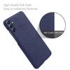 For Samsung Galaxy A24 4G (162.1 x 77.6 x 8.3mm) Non-Slip Case Cloth+Hard PC Protective Guardian Phone Cover