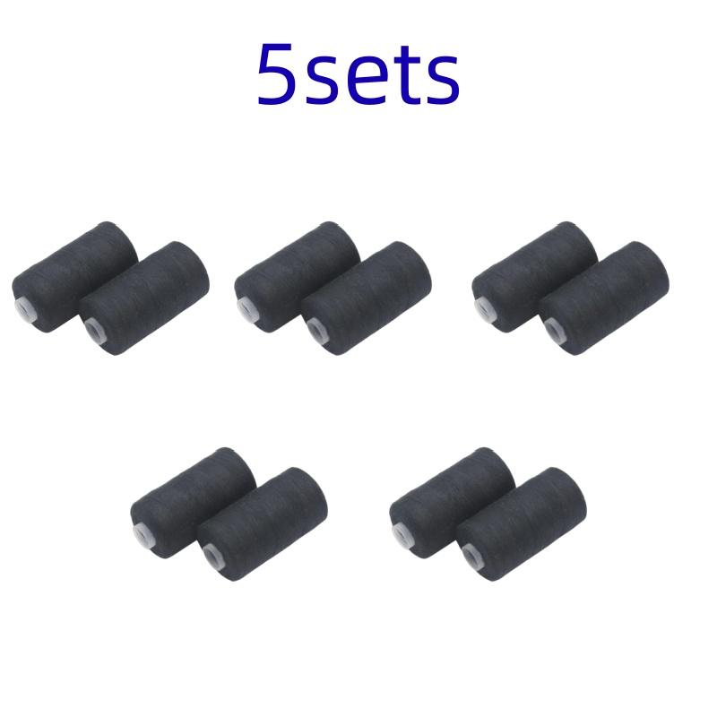 500M Sewing Thread Polyester Thread Set Strong And Durable Black White Sewing Threads For Hand Machines