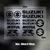 For Suzuki Motorcycle Decal Set Reflective Vinyl Helmet Emblem Kit for Gsxs 600 750 1000 Body Logo Stickers Vehicle Decor 1set