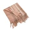 Plaid Imitation Cashmere Scarf Simple Literary Retro Scarf Fashionable and Elegant Shawl for Women Warm and Cold Proof Scarf