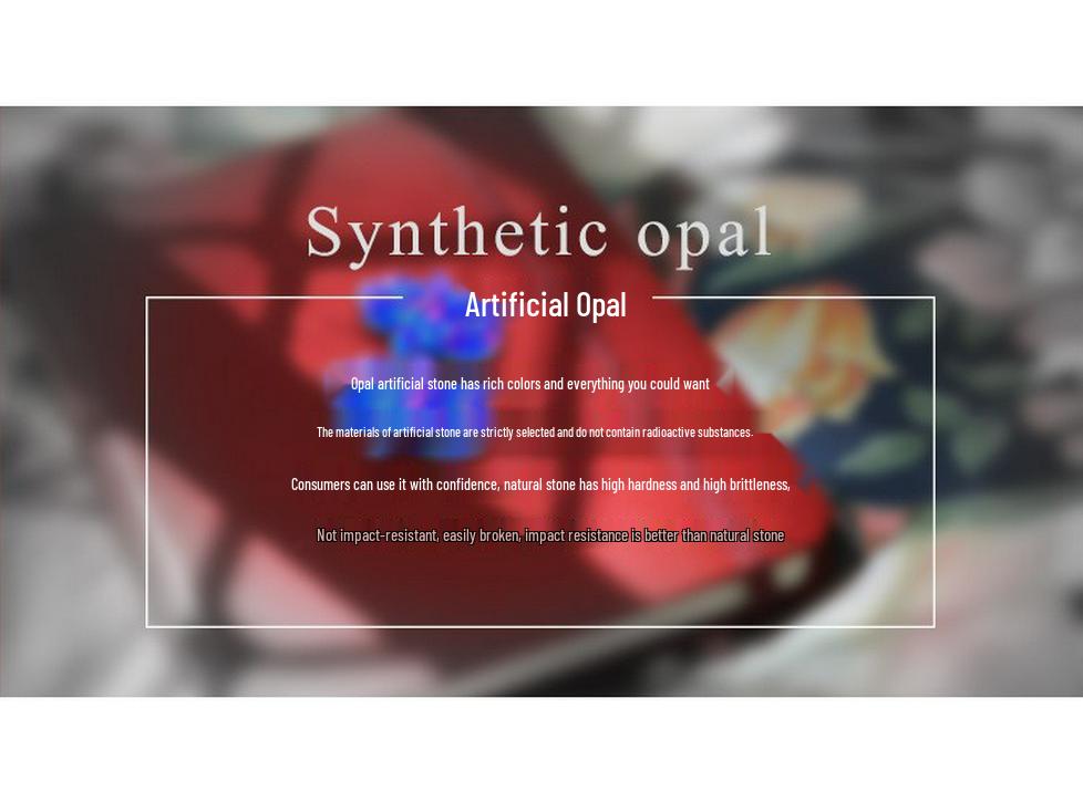 Opal OP532 Gelee-Farbe Großloch Synthetische Opal Opalit Perlen für DIY Anhänger Armband