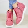 Bottes Chaudes À Vendre Pour Femmes Semelle Compensée Cachée Bottines Talons Hauts Baskets Fermeture Éclair Latérale Chaussures Courtes Pour Femmes Botas Mujer