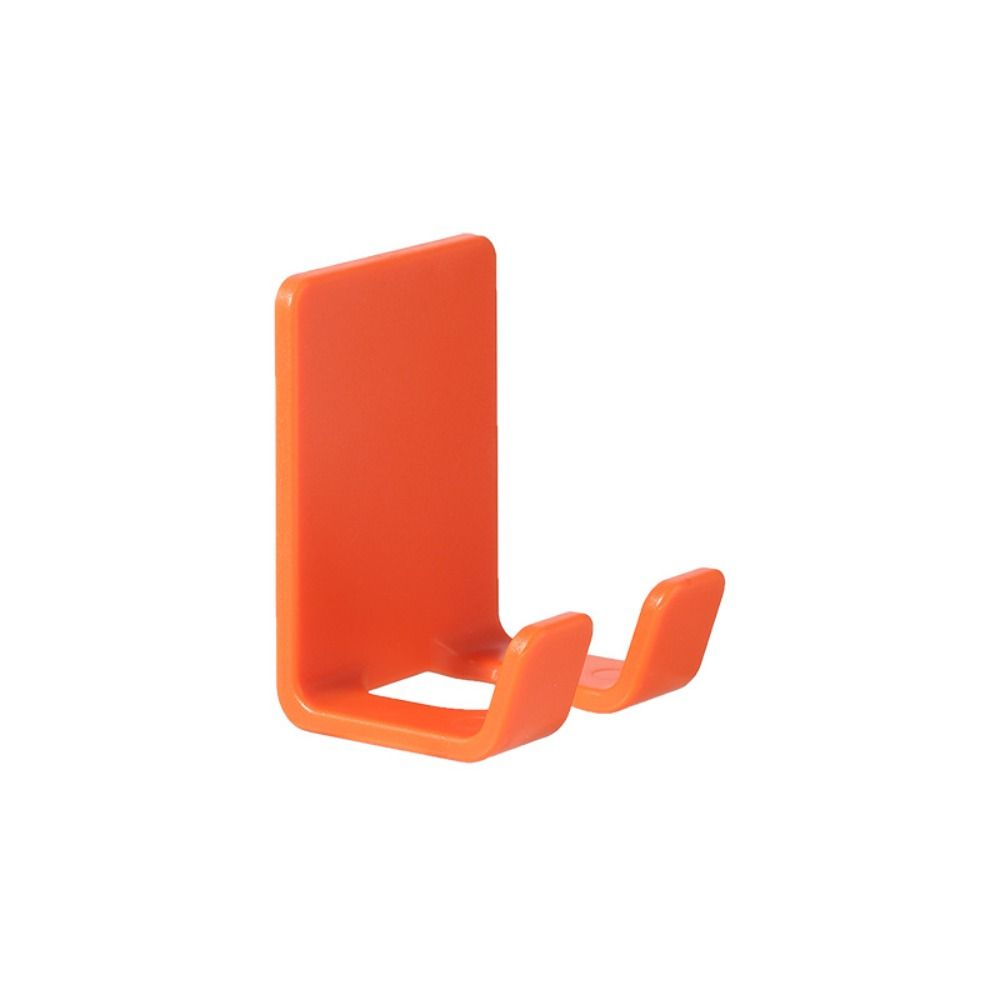 

Bathroom Accessories Plug Socket Hook Seamless Socket Holder Durable Storage Rack оранжевый