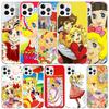 Anime Candy Soft Cover for iPhone 16 17 Air 15 14 Pro Max 16E Phone Case 13 Mini 12 11 7 SE 8 Print Pattern Fit Cases 16 17 Air