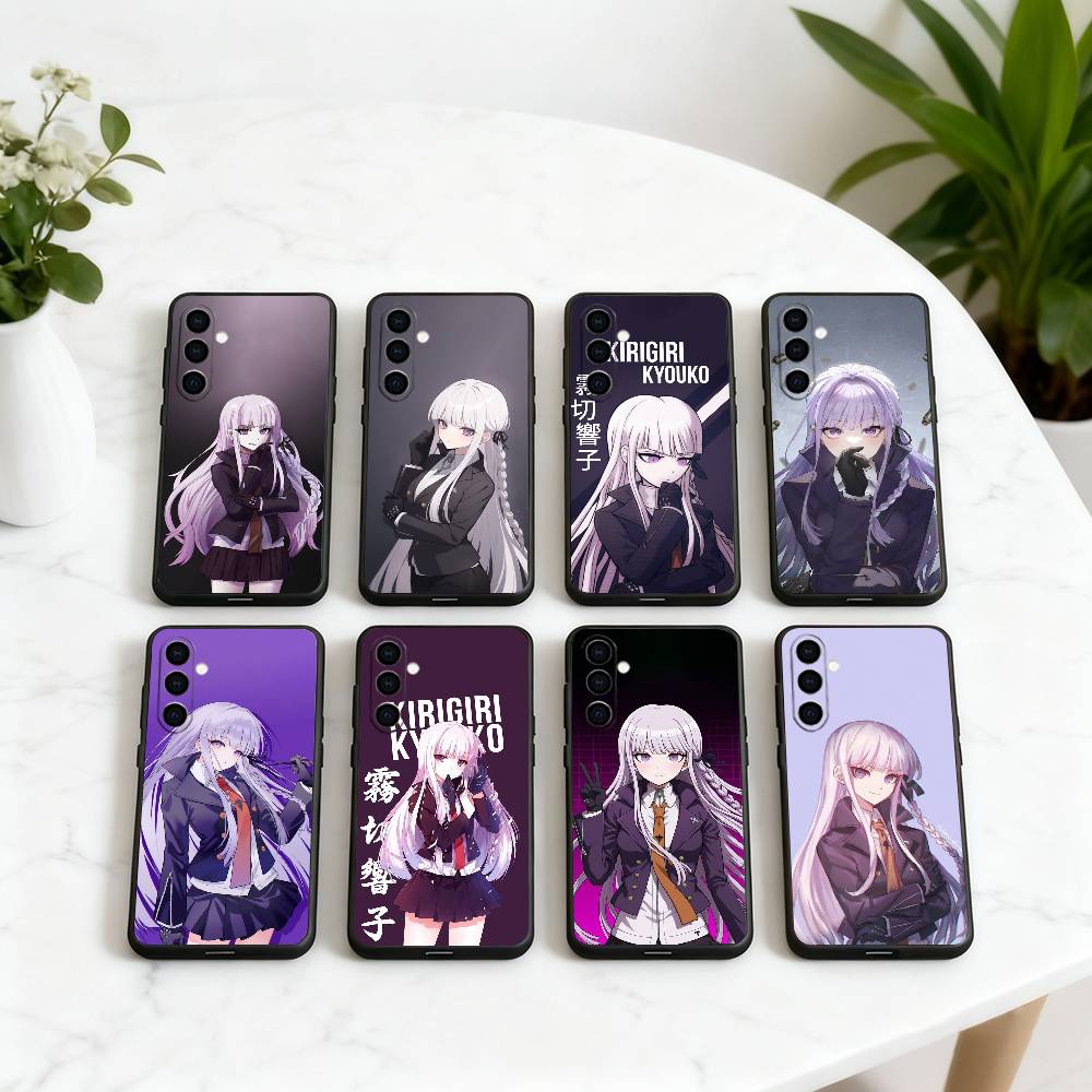 D-Danganronpa K-Kyoko K-Kirigiri-DKK Phone Case For Samsung Galaxy A73,A72,A71,A70,A53,A52,A51,Soft Silicone Black Cover
