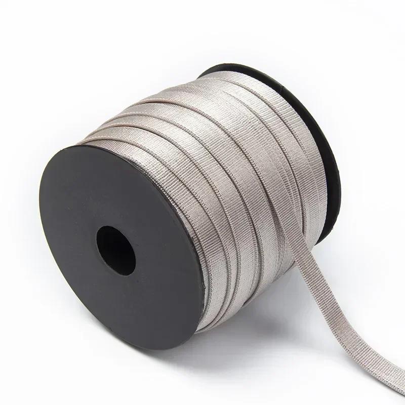 10/20/30M Meetee 6-15mm Spandex Elastische Bänder BH-Träger Weiches Elastisches Gurtband für Unterwäsche DIY Nähzubehör