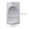 Tablescape Decor Roman Pantheon Book Shelves for Office Architecture Building Model