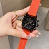 Watch Women'S Rubber Strap Calendar Sports Fashion Student Women'S Watch Trend Watch