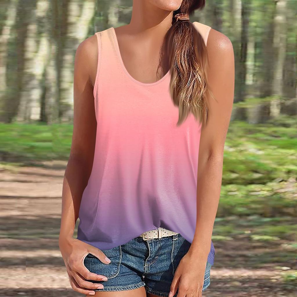 Damen Tanktop, elegante Freizeithemden, Sommer, lockere Passform, Camisole, süße trendige Kleidung, ärmellose Blusen