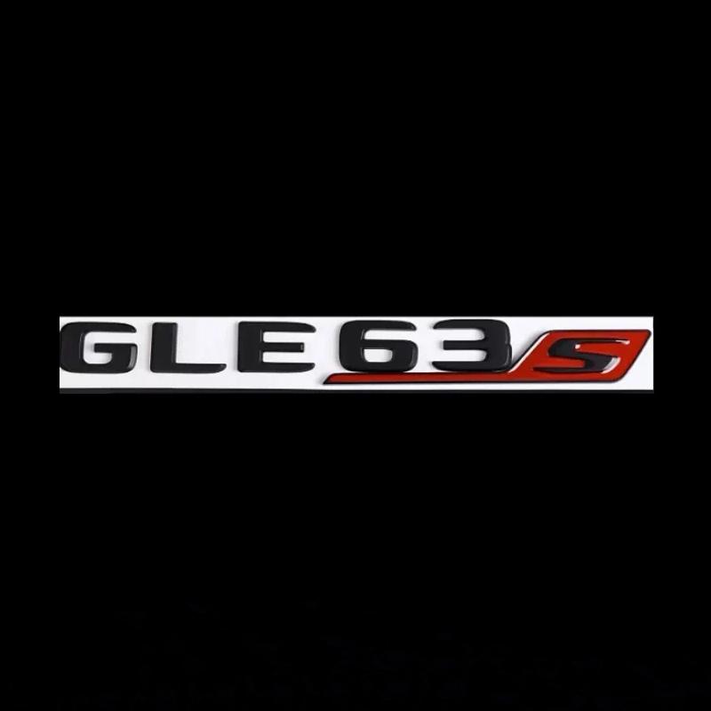AAUX1 Letter Stickers Car Rear Trunk Emblem Fender Badge Front Grille Sticker For Mercedes Benz AMG GLE43 GLE400 GLE450 GLE53 GLE63S