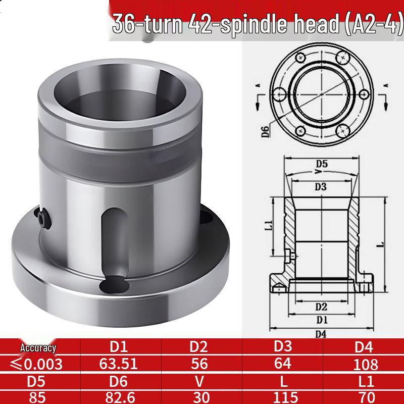 

CNC Lathe Spindle Head Conversion Adapter
