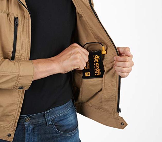 BURTLE Air Craft Blouson for M Spring/Summer, AC1131, 23, Khaki,