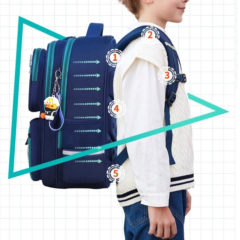 Školní batohy pro žáky základní školy, dětské batohy s ochranou zad a redukcí zátěže