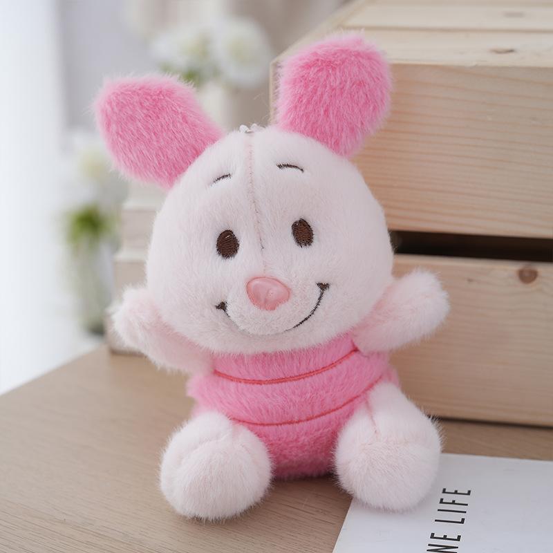 10-13Cm  Winnie The Pooh  Plush Toys Tigger Piglet Eeyore Donkey - Cute Sticker Plush Toys Birthday Gift