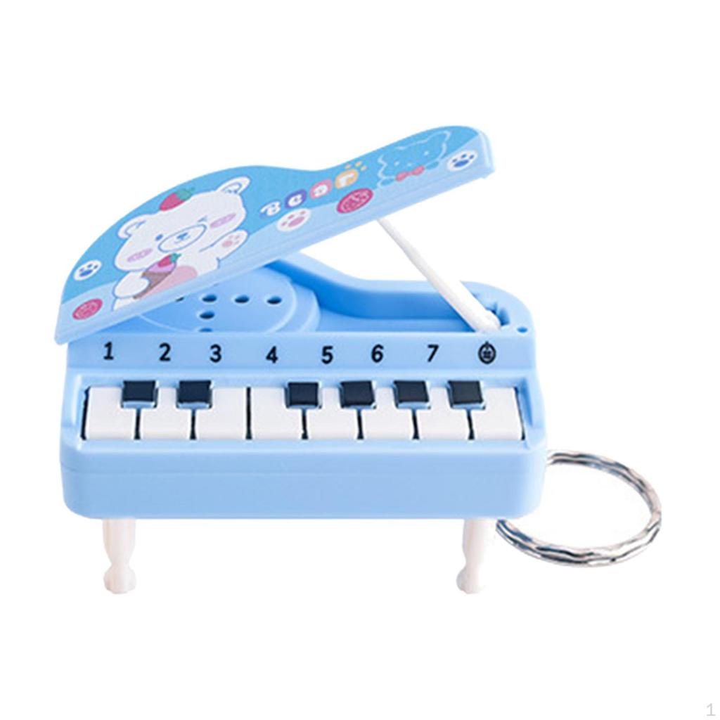 Handheld Music Piano Toy Keychains Mini Small Keychain Instrument for