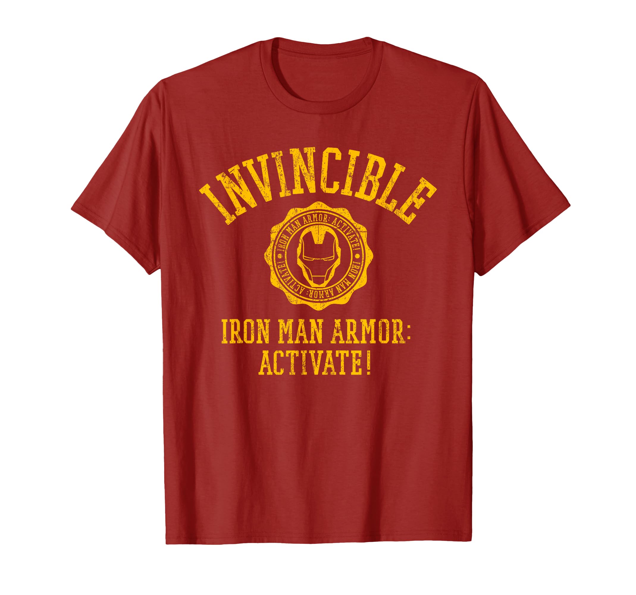 

Marvel Invincible Iron Man Armor Activate Varsity T-Shirt чёрный
