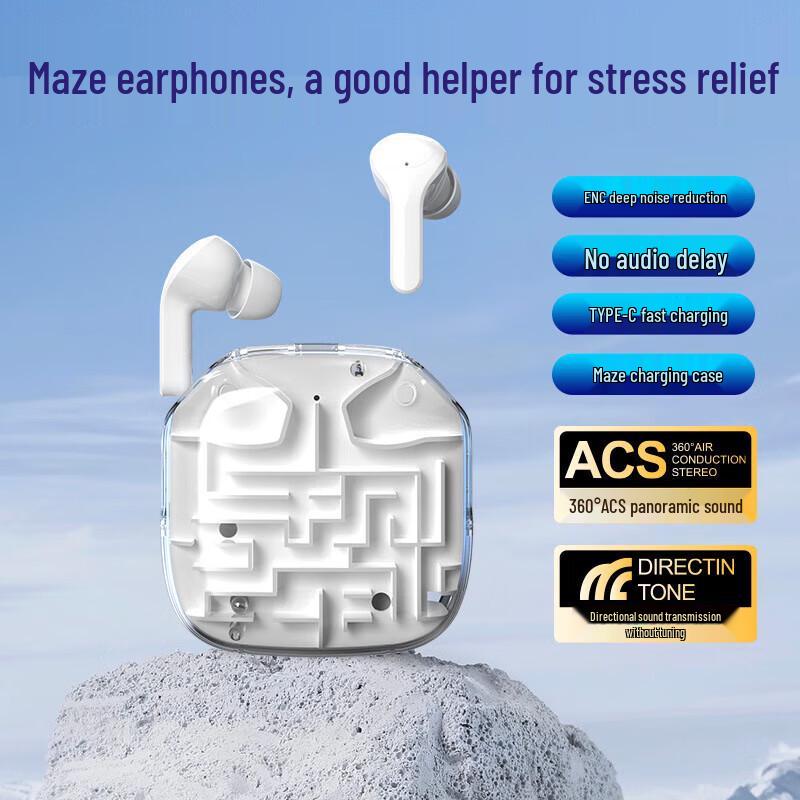 

Yidian Maze Bluetooth 5.4 TWS Stereo Earbuds
