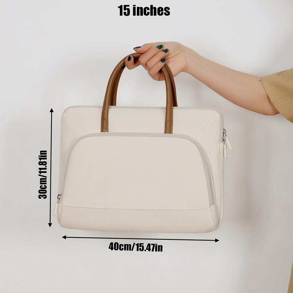 1pc Shoulder Portable Laptop Bag, Conference Portable Briefcase