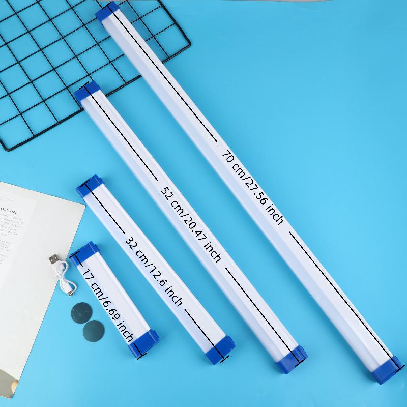 17/32/52/70Cm Led Rechargeable Tube Camping Light Magnetic Suspension Portable Light Bulb For Emergency Outdoor Lighting