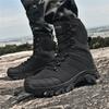 Men Tactical Boot Military Safety Hunting Hiking Shoes Desert High Quality Outdoor Unisex Ankle Army Waterproof Climbing Shoes