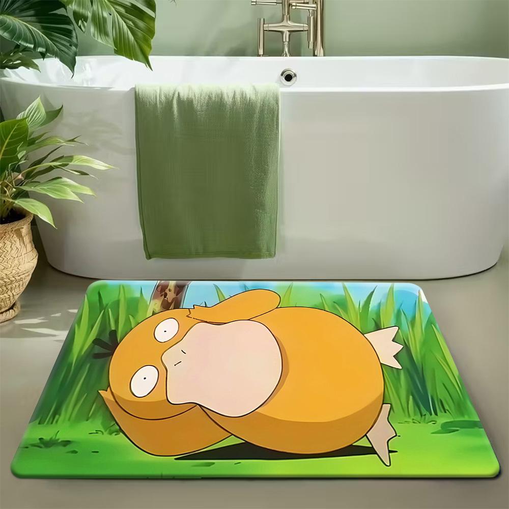 Starry Night Style Gengar Print Non-Slip Floor Mat Doormat 40x60cm