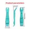 Bicycle Tire Lever Tool Ultralight Durable Nylon Hook Design Valve Access Compact Secure Grip for MTB Road Cycling Riders 3-Pack