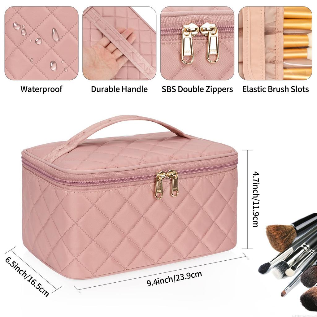 Large-capacity makeup bag waterproof and convenient toiletry bag fashionable and travel hand-held storage bag