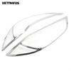 Head Light Lamp Cover Trim For Hyundai Elantra Avante 2016 2017 2018 Chrome Headlight Protection Frame Accessories Car Styling