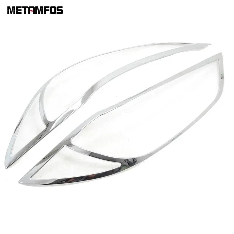 Head Light Lamp Cover Trim For Hyundai Elantra Avante 2016 2017 2018 Chrome Headlight Protection Frame Accessories Car Styling