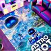 Cosmic Bot Crew Print Rug, Washable Floor Carpet, For Entryway Dorm Laundry Room Office Study, Home Decor Birthday Christmas Gift
