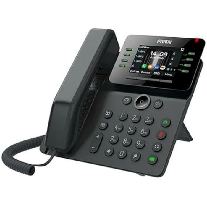 Téléphone VoIP Fanvil V63 6 Lignes SIP 2xGb PoE sans Alimentation