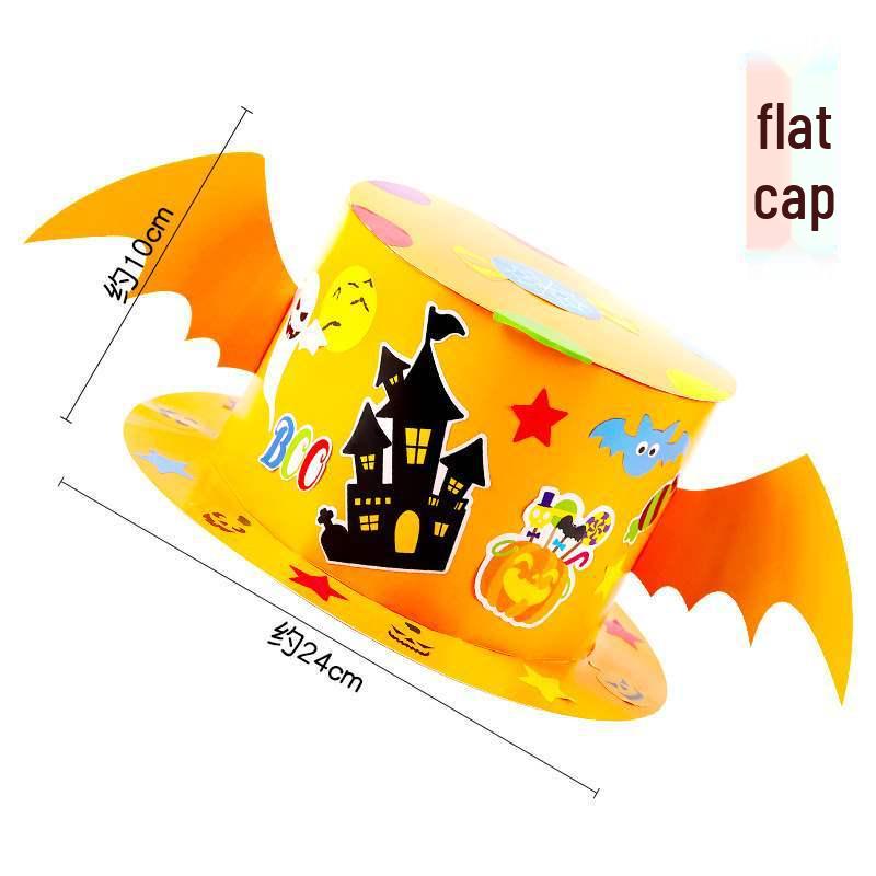 Children's Halloween DIY Paper Hat - Creative Kindergarten Decoration Prop