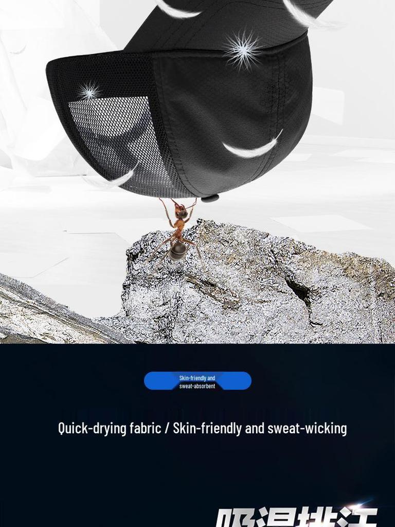 Men's and Women's Korean Style Sun Protection Mesh Baseball Cap for Cycling