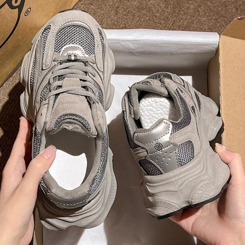 Retro Dad Shoes for Women, New Breathable and Versatile Running and Casual Sports Shoes