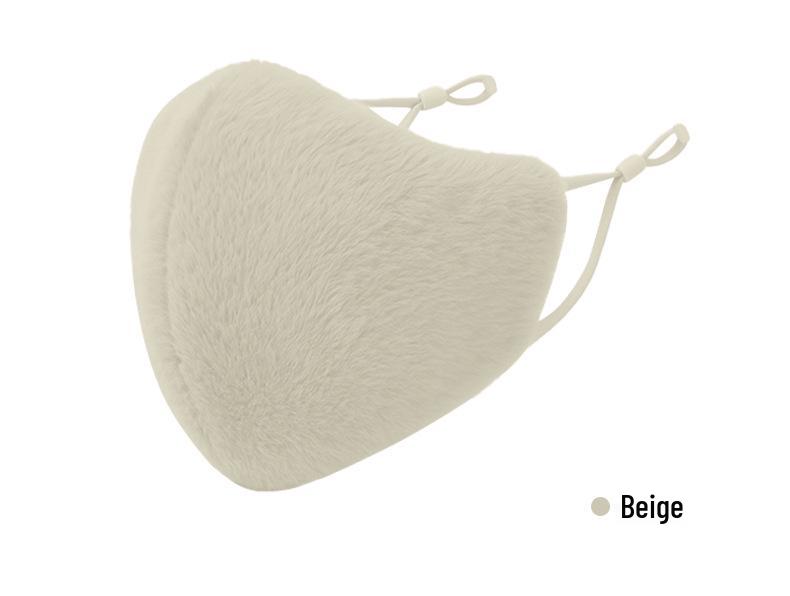 Thickened Windproof Winter Cycling Fleece Mask with Ear Loops - Warm and Stylish