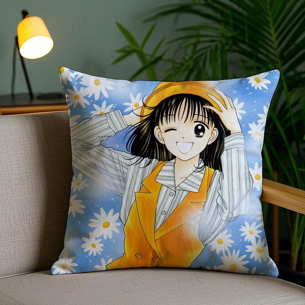 Kodomo No Omocha Anime Pillow Case Anti-dustmite Pillowcase Invisible Zipper Silky Short Plush Sofa Cushion Cover
