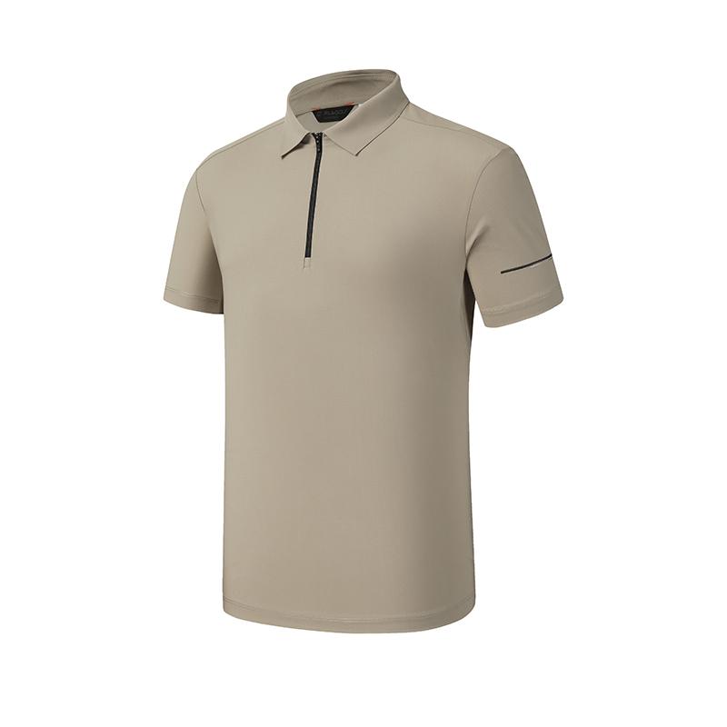 FILA Golf Series Fashion Simple Classic Basic Sports Comfortable Short Sleeve Polo Shirt Men tops Light-Rock-Gray A11M625163FGY