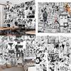 Japanese Popular Anime Self-adhesive Wall Stickers Wallpaper For Vibrant Room Decoration