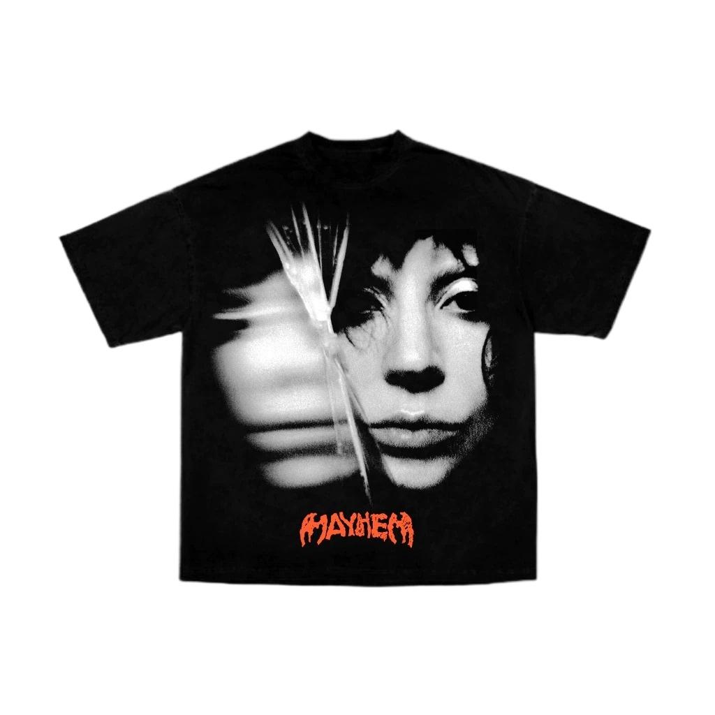 2026 Fashion Singer LADY GAGA TShirt Unisexs Womens Cotton Tee Summer Casual Short Sleeve Round Neck Clothing Loose Tops Y2KTrend