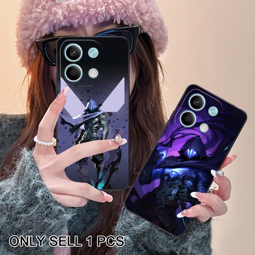 Valo Omen Phone Case for Xiaomi Redmi Note 14 13 12 11 S Pro Plus 4G 5G Soft TPU Shockproof Cover
