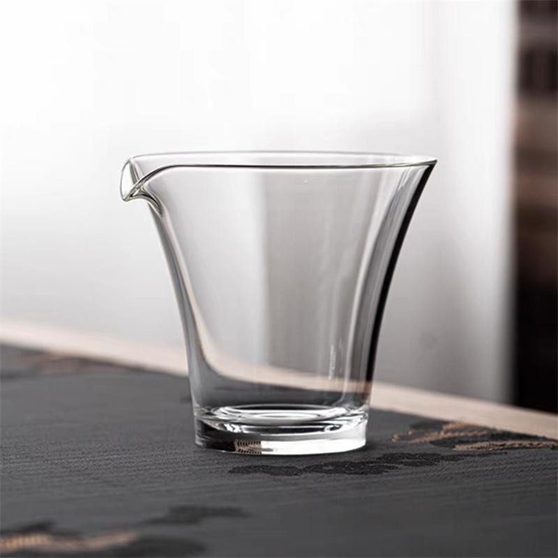 230ml Heat-resistant Glass Tea Pitcher Fair Cup Tea Mug Household Chahai Kungfu Tea Set Accessories Coffee Pitcher