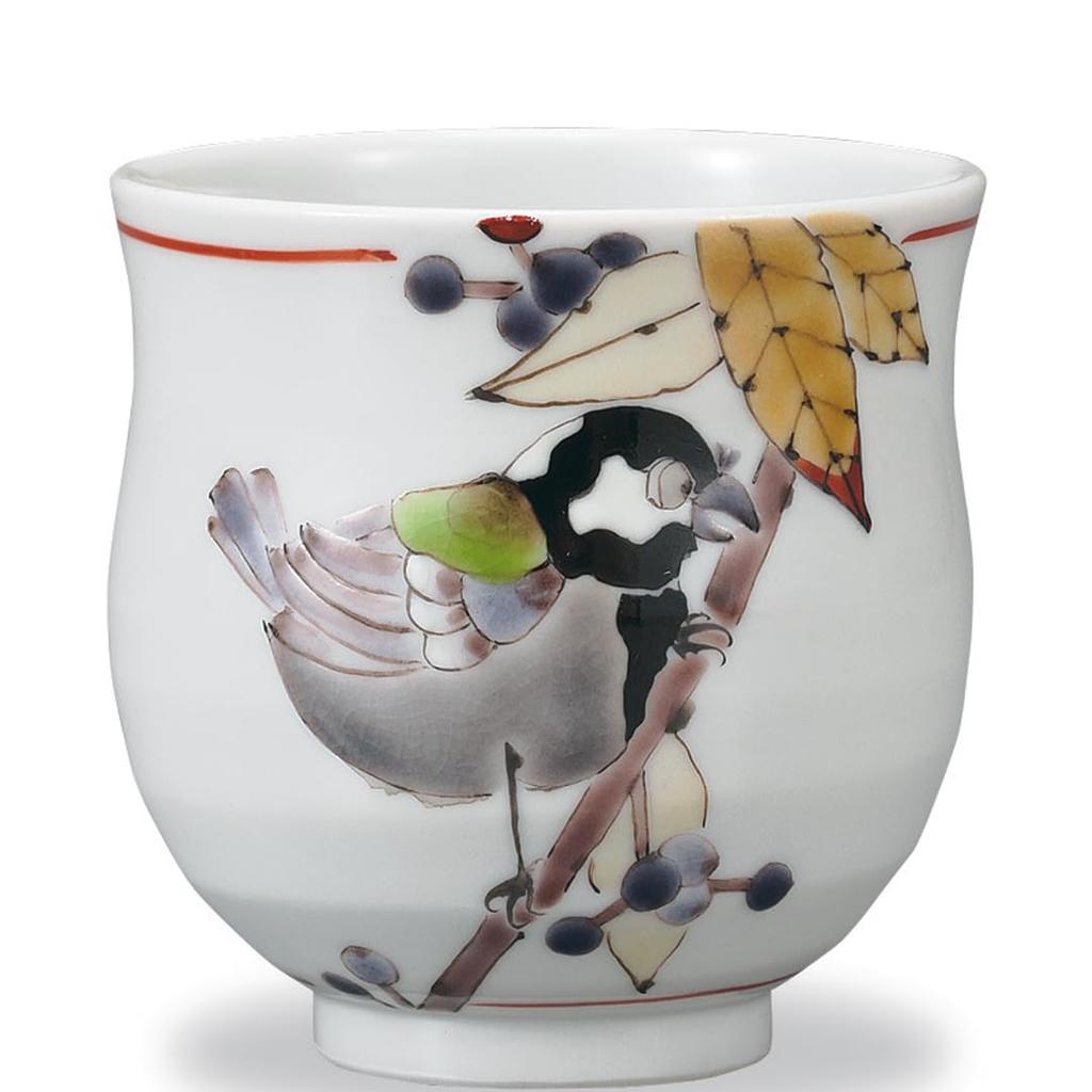 Kutani Ware Iwataya Teacup, Murasaki Shikibu and Shijuusuzume AP7-5029