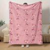 1pc Piglet Patterned Throw Blanket Cozy & Soft Cover for Home Decor, Couch, Bed, Travel