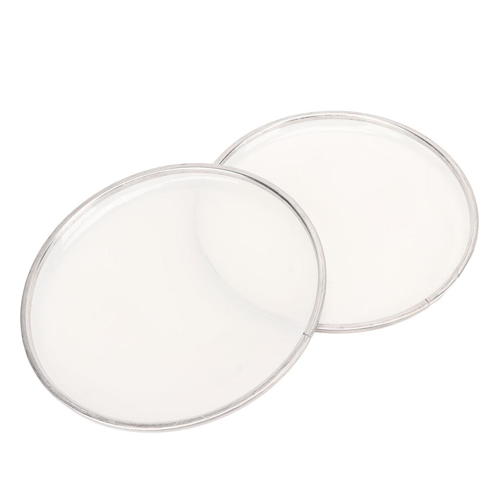 2PCS 6.5in Drumhead Replacement Waterproof Polyester Film Drum Head Jazz Drum Accessory White