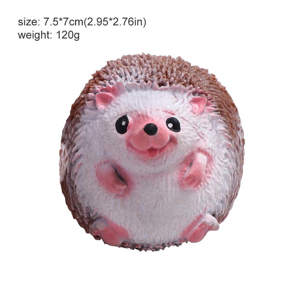 Quick Rebound Cartoon Hedgehog Decompression Toys Animals Fun Christmas
