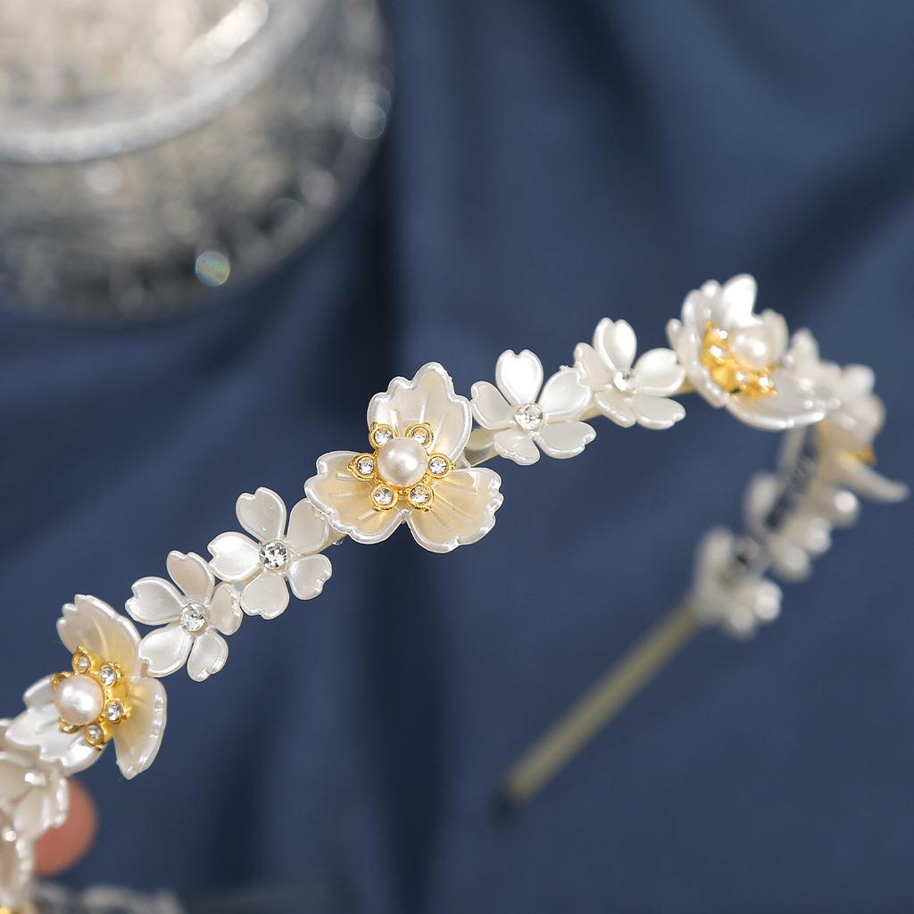 Summer Floer Head Hoops Hairband Women Hawaii Beach Hair Accessories Fashion Dating Headwear Bezel Hair Hoop Hairbands