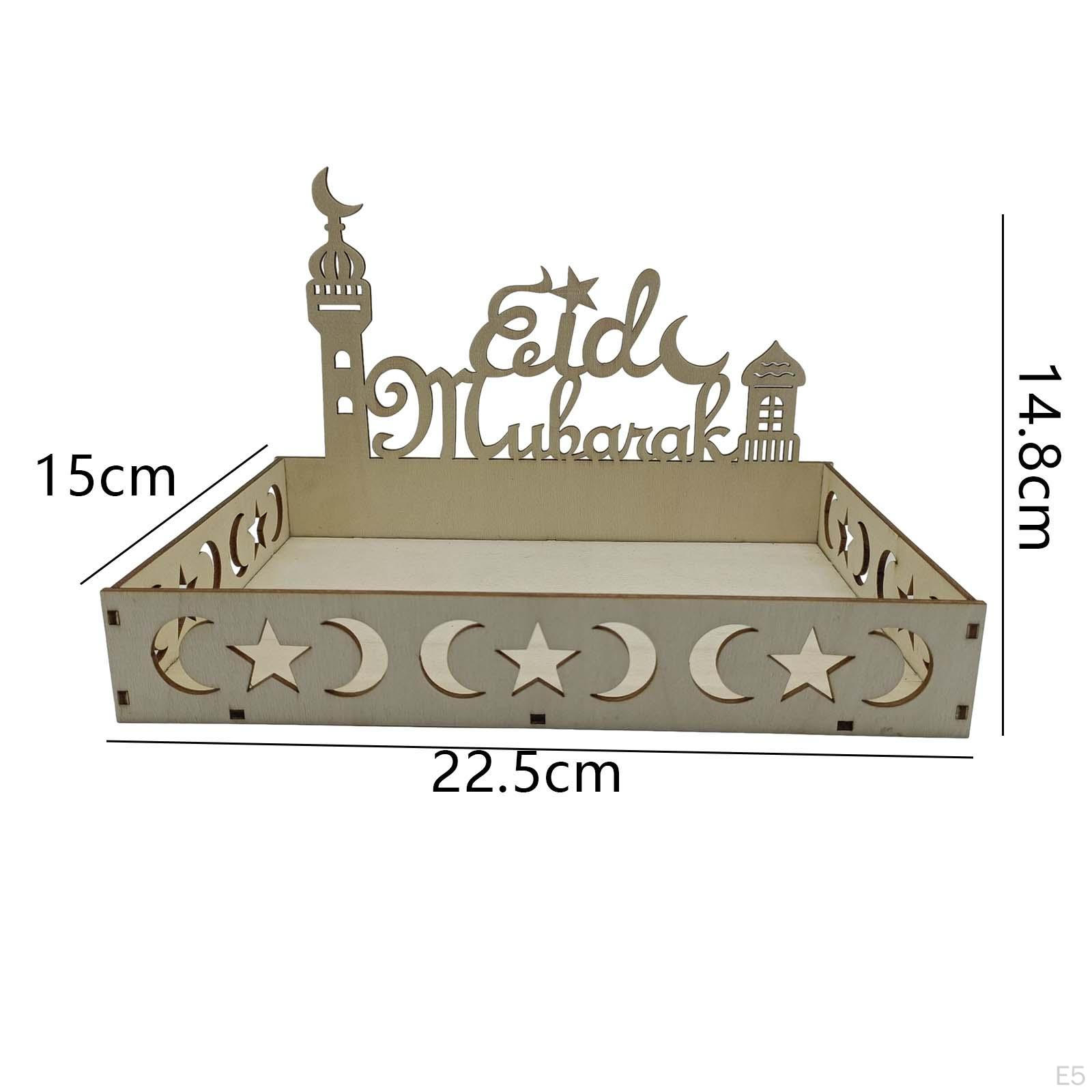 Ид украшения исламский поднос Рамадан DIY сервировка десертная тарелка праздничные — фото 4