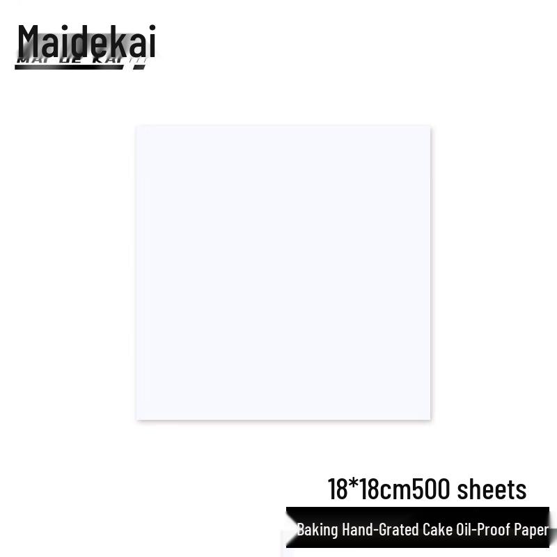 

Maidekai Baking Parchment Paper Sheets 16x16cm