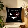 Stylish Eemily the Cool Strangered Cushion Cover Versatile DoubleSided Pillow Case Fit for Sofa Bed Car  Daily Decor