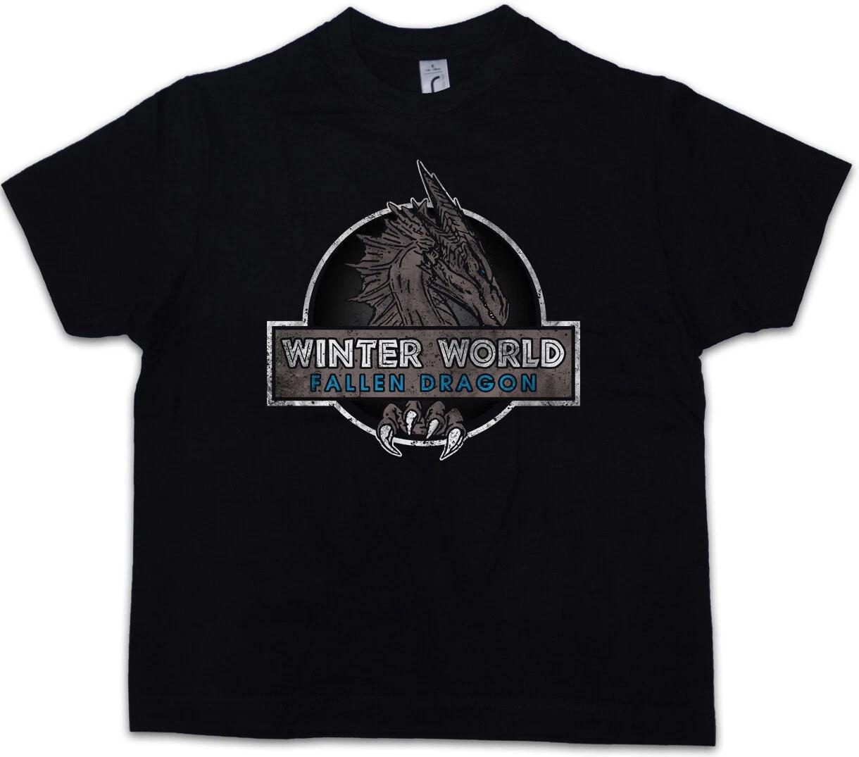WINTER WORLD Kids Boys T-Shirt Game of Nightking Thrones White Walkers- 120